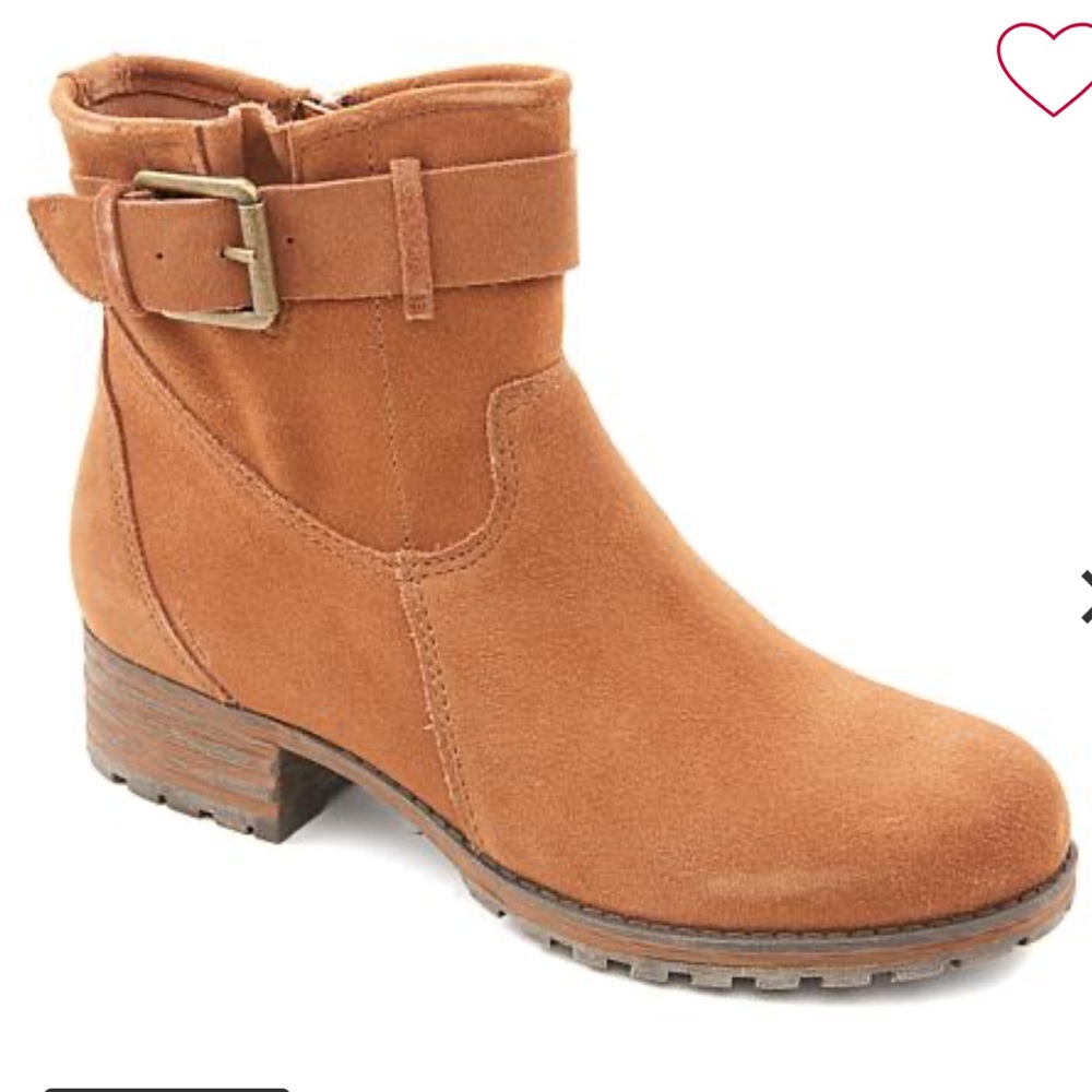 Clark’s Marina Amber Dark Tan Suede Boots